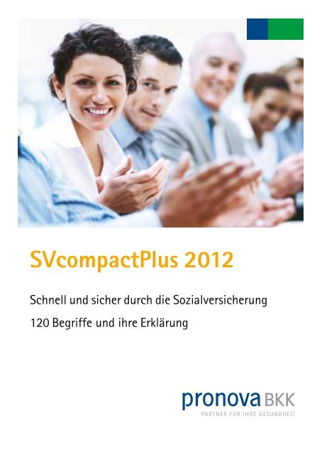 SVcompactPlus 2012 SVcompac - pronova BKK