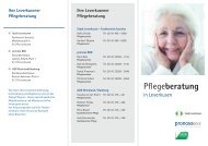 Ihre Leverkusener Pflegeberatung - pronova BKK