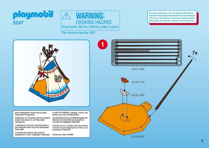 Playmobil 5247 - Notice de montage Playmobil 5247