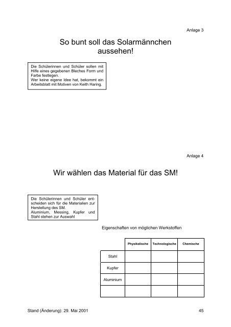 Teil 3: Beispiele für Lernsituationen - Berufsbildung