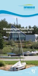 Flyer Wassersportzentrum - Erholungsgebiet Senftenberger See