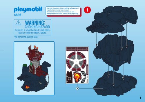 Playmobil 4836 - Notice de montage Playmobil 4836