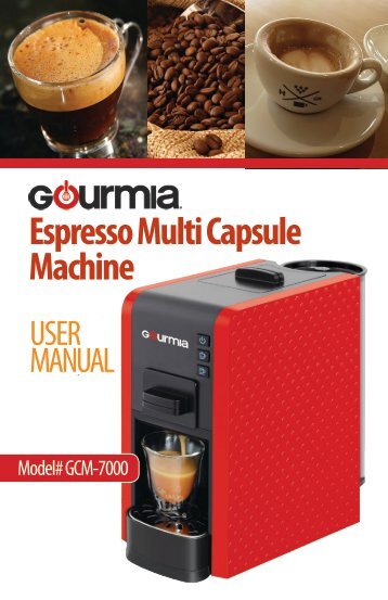 Gourmia GCM7000 Espresso Machine - 