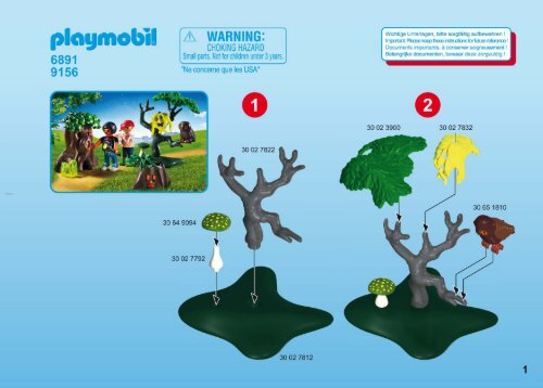 Playmobil 6891 - Notice de montage Playmobil 6891