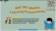 QNT 561 Weekly Learning Assessments : University of Phoenix Pdf Download through Assignment E Help