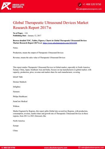 Therapeutic-Ultrasound-Devices-Market-Research-Report-2017-n