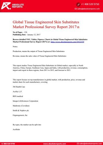 Tissue-Engineered-Skin-Substitutes-Market-Professional-Survey-Report-2017-n