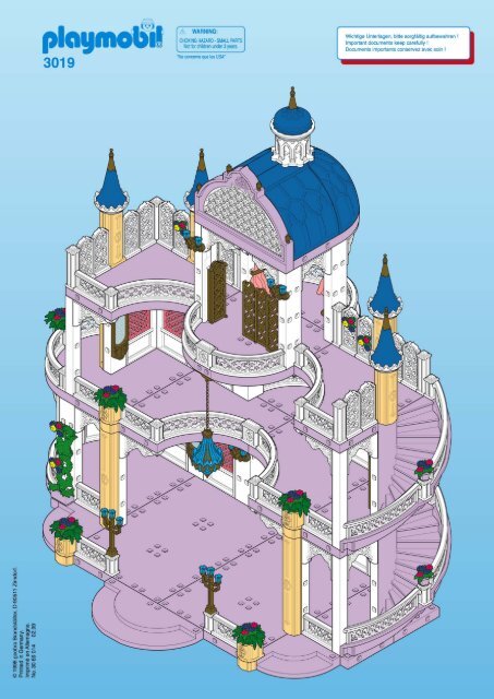 montage chateau princesse playmobil