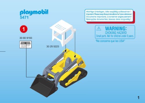 Playmobil 5471 - Notice de Playmobil 5471