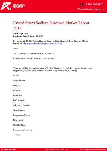 10615127-United-States-Sodium-Diacetate-Market-Report-2017