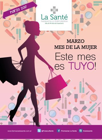 Revista del mes de Marzo Farmacias La Sante