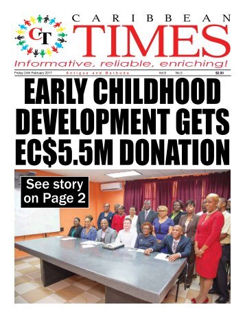 Caribbean Times 5th Issue - Friday 24th February 2017