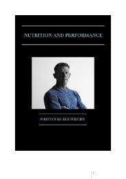 nutrition and performance book