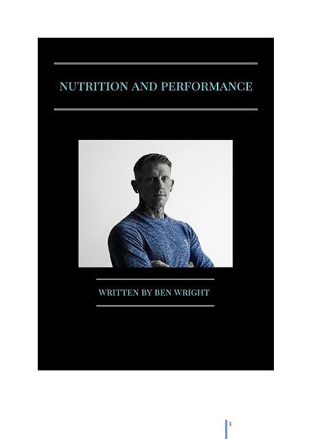 nutrition and performance book