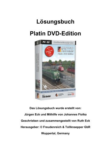 Lösungsbuch Platin DVD-Edition - German Railroads