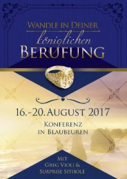 Konferenz Blaubeuren 2017 DE