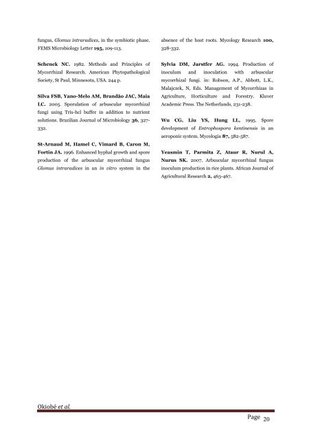 Improvement of arbuscular mycorrhizal fungi inoculum production by nutrient solution concentration and soil texture variation