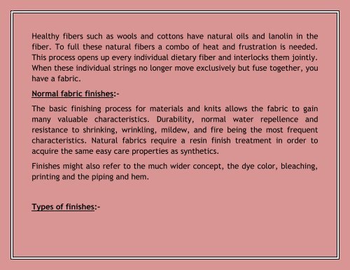 An Introduction to Fulling and Finishing Fabrics with Use Sanforising Felts