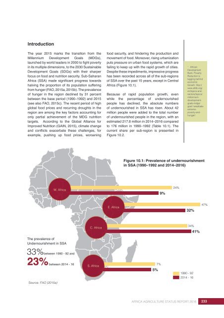 AFRICA AGRICULTURE STATUS REPORT 2016