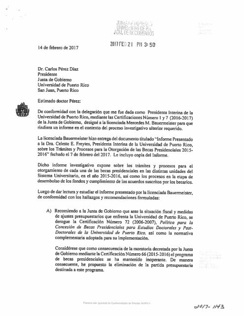 Informe Procesos Otorgacion Becas Presidenciales