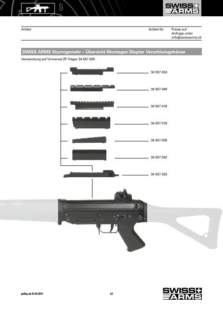 PRÄZISION Verlangen nach - Swiss Arms