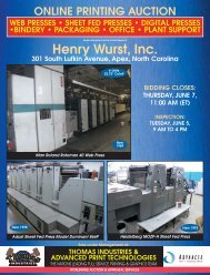 Henry Wurst, Inc. - Thomas Industries