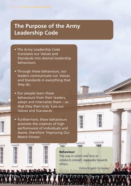 The Army Leadership Code An Introductory Guide