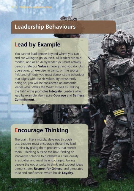 The Army Leadership Code An Introductory Guide