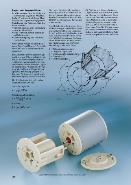 Technische Kunststoffe für Elektromotoren  - Plastics, Polymers, and ...