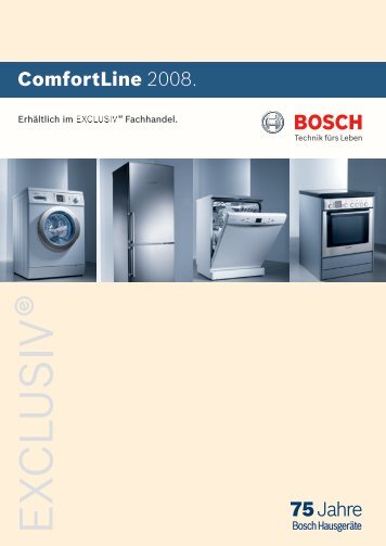 comfortline 2008. - Bosch