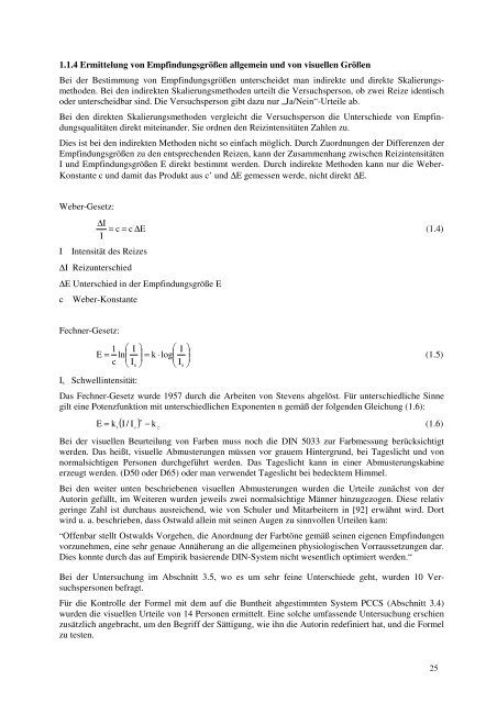 Sättigung im CIELAB-Farbsystem und LSh-Farbsystem