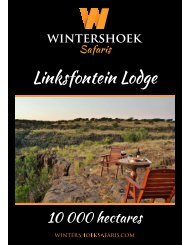 Linksfontein Safari Lodge, Douglas, South Africa