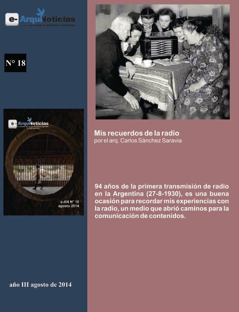 Mis recuerdos de la radio por el Arq. Carlos Sánchez Saravia