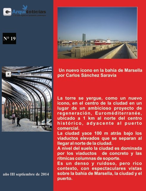 Un nuevo icono en la bahía de Marsella por Carlos Sánchez Saravia