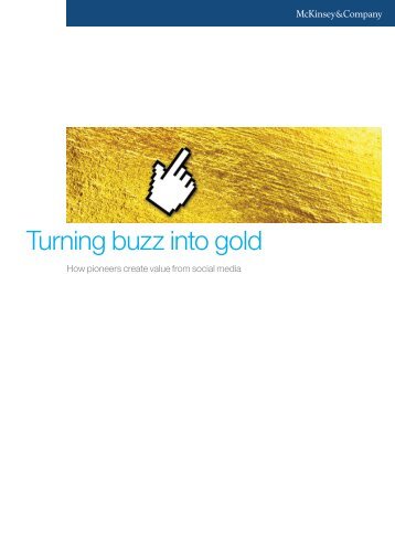 Turning buzz into gold - McKinsey & Company