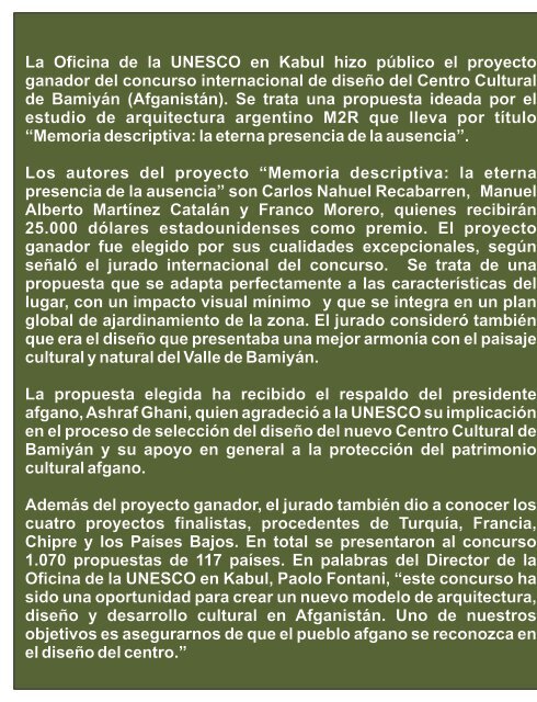 La eterna presencia de la ausencia por Carlos Sánchez Saravia