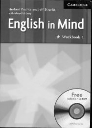 ENGLISH IN MIND 1 WORKBOOK