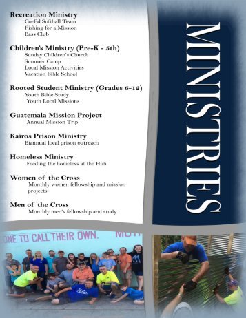 Welcome Book - Ministries