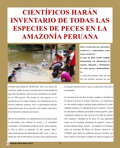 REVISTA PESCA MARZO 2017