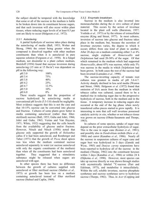 The Components of Plant Tissue Culture Media II - Horticultural ...