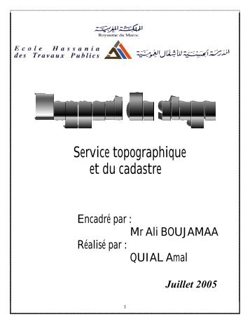 Service topographique et du cadastre - MultiMania