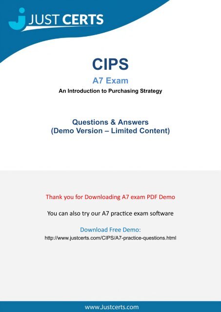 up-to-date A7 Exam Questions And Practice Test