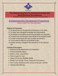 Entrepreneurship Development Programme