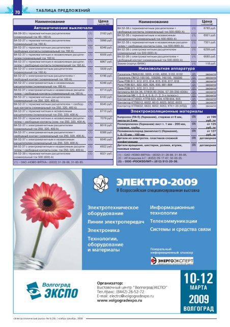 Журнал «Электротехнический рынок» №6 (24) ноябрь-декабрь 2008 г.