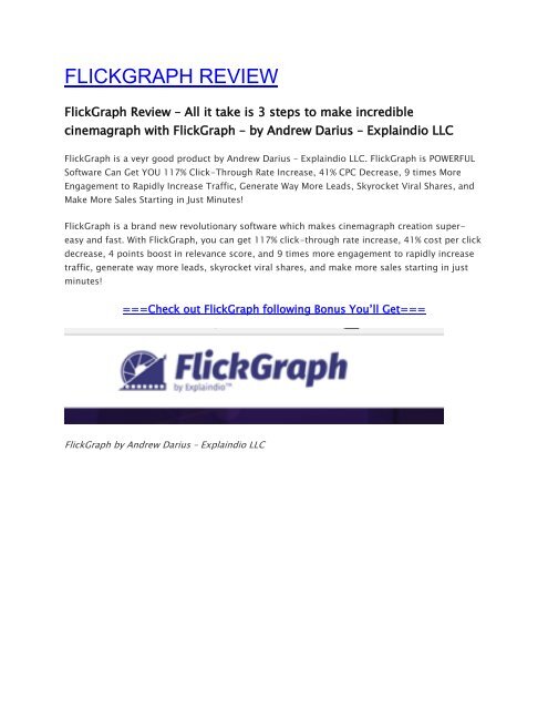 FLICKGRAPH REVIEW2