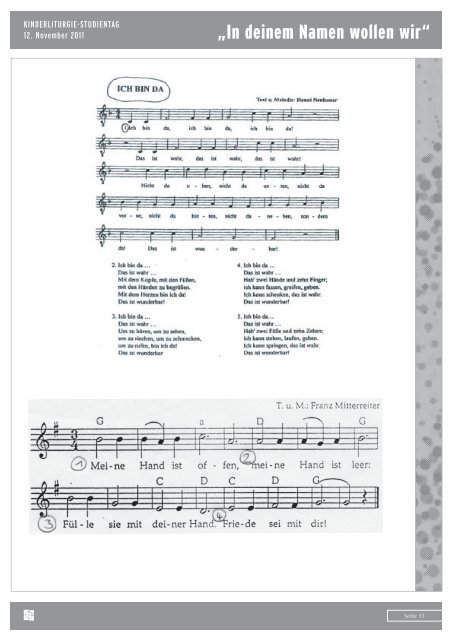 Gottesbilder-Litanei (Lied ohne Ende) - KJS Diözese Linz