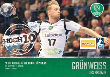 GRÜNWEISS – das Magazin der DHfK-Handballer – Heft 11 – Saison 2016/17