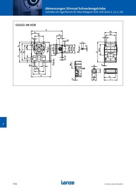 Katalog Getriebemotoren nach Atex - Lenze