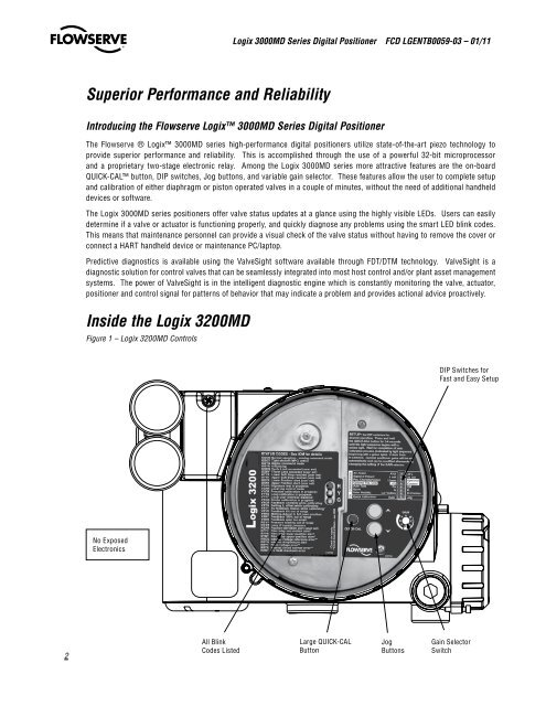 The Logix 3000MD Series Digital Positioner - Flowserve Corporation