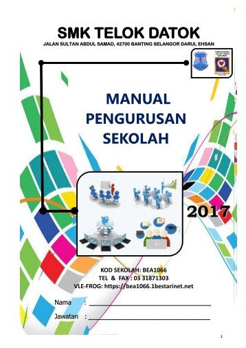 MANUAL PENGURUSAN SEKOLAH SMKTD 2017 ( FINAL) PdF FILE
